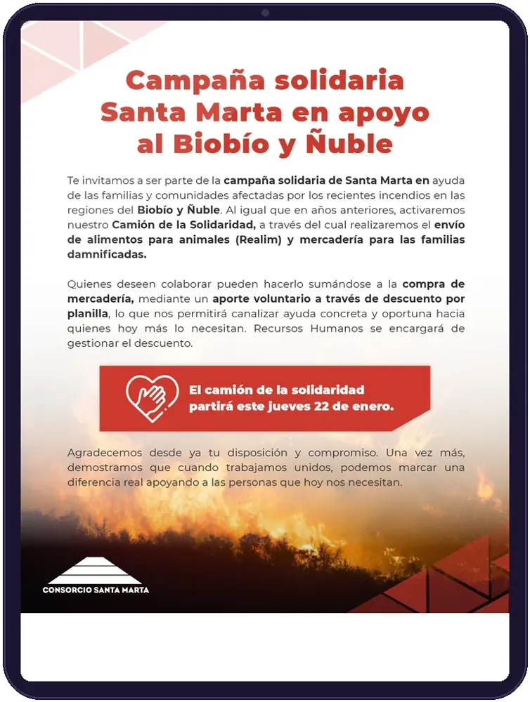 Campaña solidaria